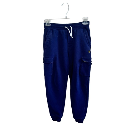Polo Ralph Lauren Boys Cargo Sweatpants Jogger Size Medium - Picture 1 of 5